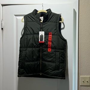 NWT Mens Weatherproof Vintage Vest in Green Size Medium